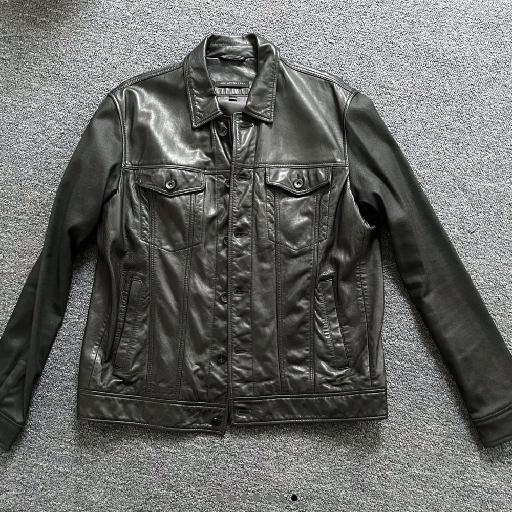 Varvatos USA leather jacket
Black